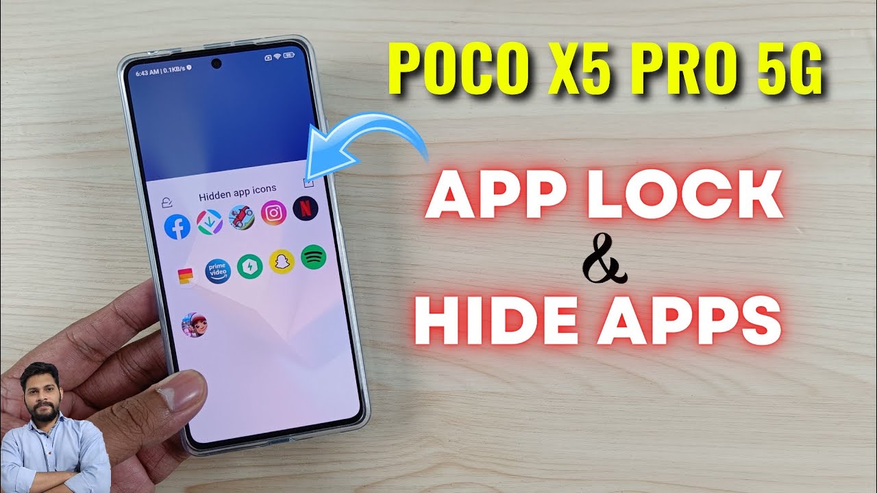 Poco X5 Pro 5G App Lock & Hide Apps Settings - YouTube