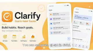 Clarify Habit Goal Tracker That Actually Sticks
