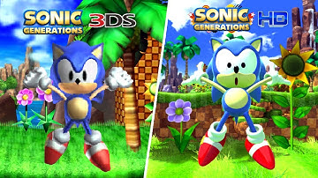 Sonic Generations HD vs Sonic Generations 3DS - Side by Side Comparison