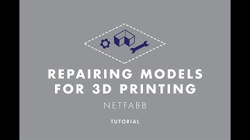 Repairing Models for 3D Printing in Netfabb