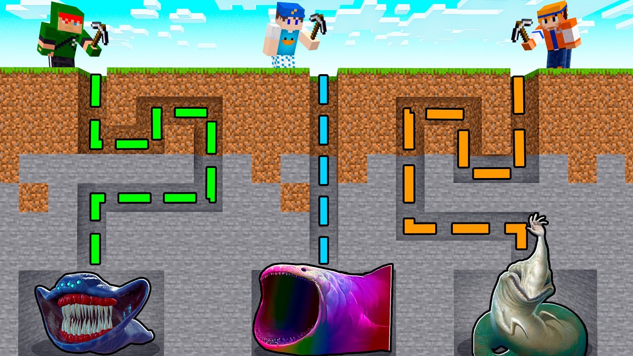 Trolei Com BLOOP DE AVARITIA na BATALHA DE MOBS AQUÁTICOS no Minecraft