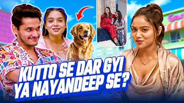 Kutto se dar gyi ya Nayandeep se?🫢| Manisha Rani New Vlog Video  @ManishaRaniComedy ​