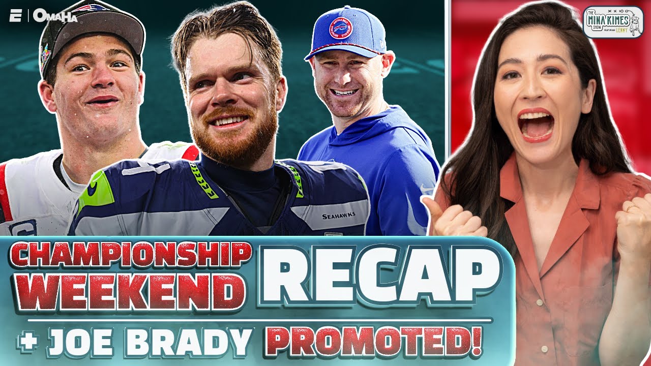 Championship Weekend Recap + Joe Brady Promoted to Bills Head Coach | The Mina Kimes Show ft. Lenny