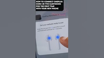 #shorts How to connect Oneplus Nord 2R TWS Earphones for the first time.