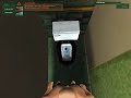 Let Agent 47 use the bathroom already