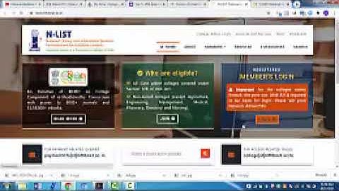 How to access NLIST from College Website