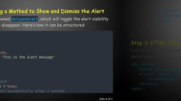 How to Display a Bootstrap-Vue Alert at the Beginning and Dismiss at the End of a Method