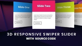 Celebrity Swiper slider responsive 3D | with Source Code Wealth
