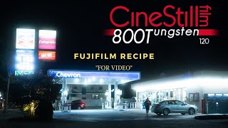 Fuji XT4 | Fuji Recipe CINESTILL 800T | Photo/Video Comparison