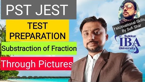 Maths class 3 | Substraction of fraction pictures | Fraction Test Preparation Hints & guidelines