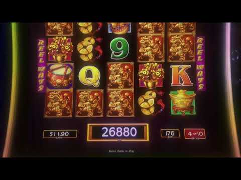 Hard Rock Casino High Limit Slots $25 Spins Dragon Link