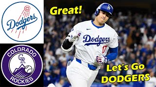 Los Angeles Dodgers vs. Colorado Rockies Game Highlights, Jun 01 2024 | MLB Season 2024