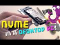 🔧 How to install an NVMe SSD in an old desktop PC with a PCIe slot adaptor