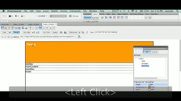Web design tutorial Learn how to make, create, publish your first (1st) webpage with Dreamweaver