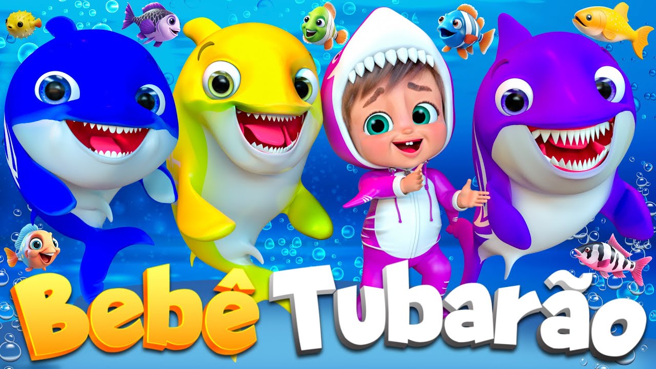 Tubarão Bebê e os Amigos do Oceano @SuperLucaPortugues #rimasinfantis #musicasinfantis