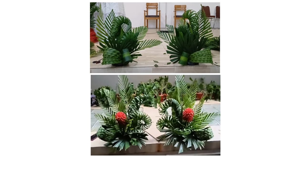 eps.218 Aneka rangkaian daun untuk minggu palma