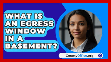 What Is An Egress Window In A Basement? - CountyOffice.org