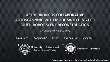 Asynchronous Collaborative Autoscanning with Mode Switching forMulti-Robot Scene Reconstruction