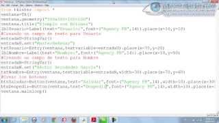 38 - How to create buttons with tkinter (Python)