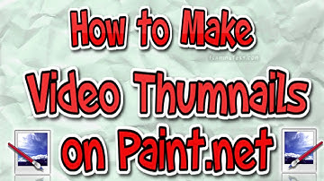 How to Make Video Thumbnails on Paint.net | Paint.net Tutorial