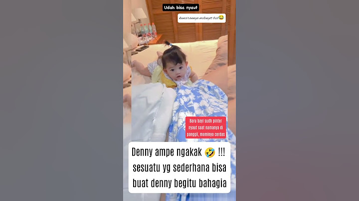 MOMEN BIEL NYAHUT SAAT DENNY SUMARGO MANGGIL NAMANYA #beritaartis #dennysumargo #babygirl #cantik