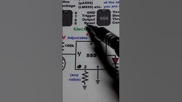 Schematic 555 Nightlight Reset Pin Low Side LDR Voltage Divider #schematics #555 #electronics