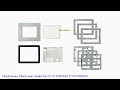 2711P-T6M20A8 2711P-T6M5A8 Plastic Case, Touch Screen, Gasket Glass for PanelView Plus 600