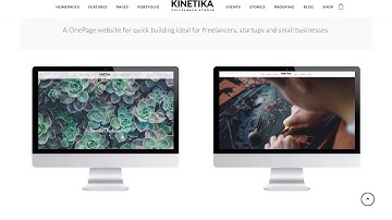 Kinetika - Fullscreen Photography Theme