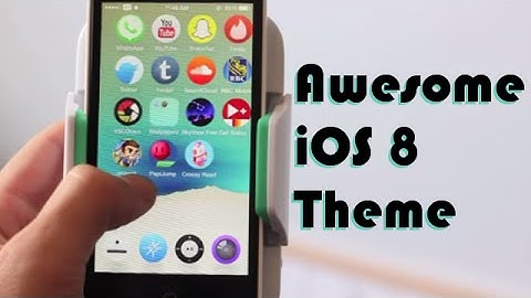 Awesome iOS 8 Winterboard Theme; wRound for iPhone, iPod Touch, iPad