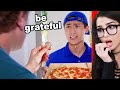 Rich kid treats pizza boy like garbage