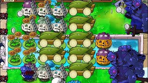 Plants vs Zombies Endless || 7 Cob Setup