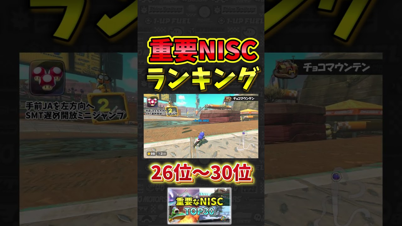 重要NISCランキング26位～30位【マリオカートワールド】#マリオカートワールド #マリオカート #マリカワ #マリカワールド