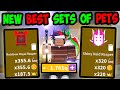 THE *NEW* BEST SETS OF PETS!!! BEST STATS! | - Roblox Saber Simulator