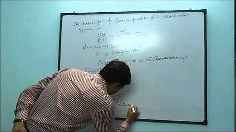 Time domain behaviour of Second Order System