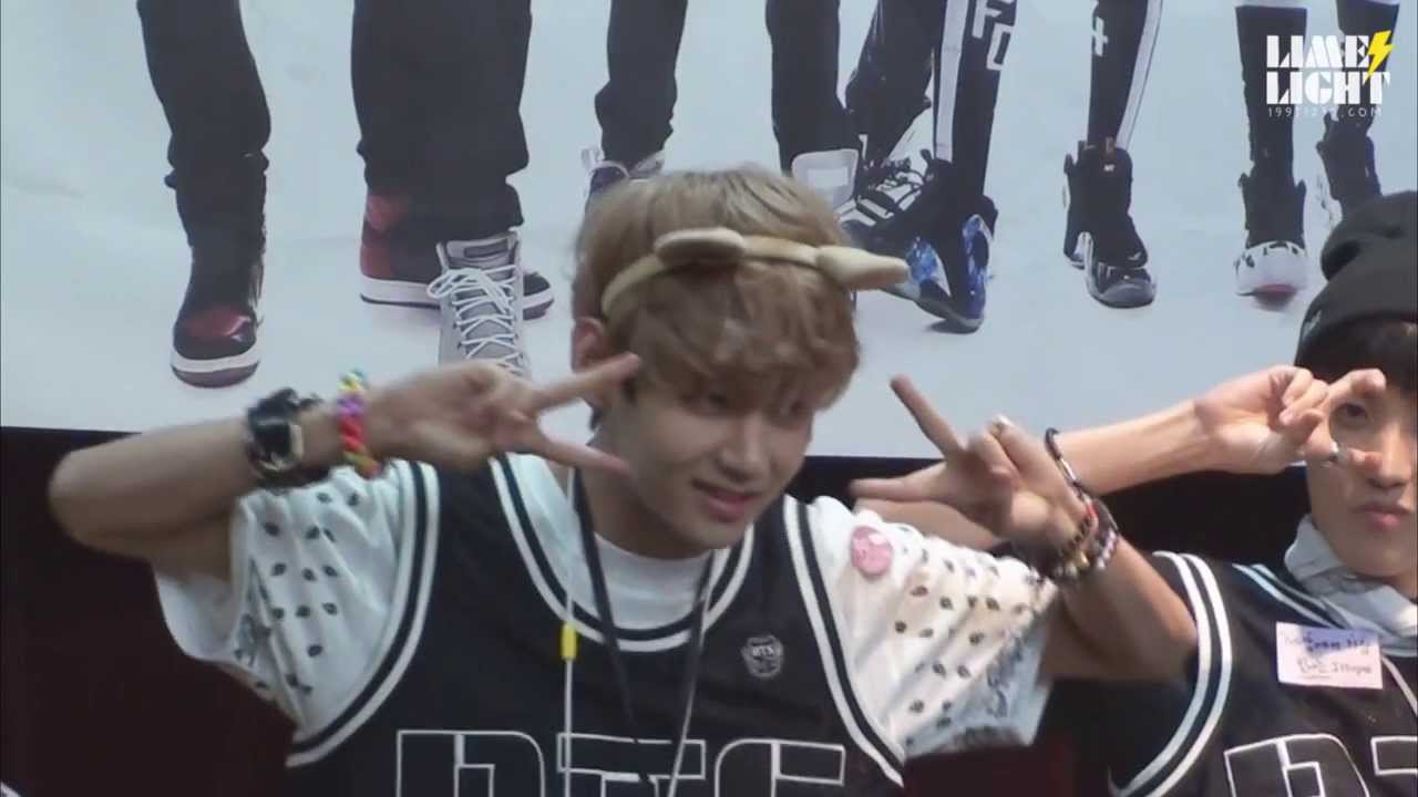 [fancam]130714 BTS 강남 팬싸인회 - V의 we are bulletproof pt.2