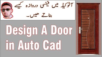 Design A Door With Full Conception in Auto Cad 2006||Technical Learning TV||