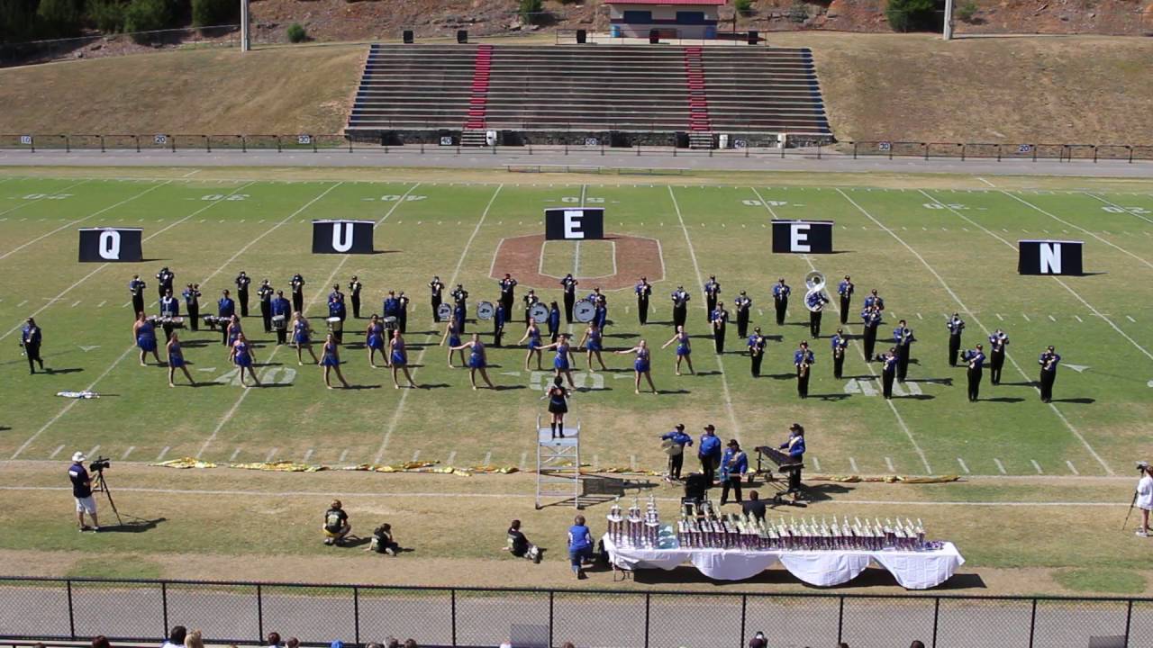 Piedmont HIgh School Blue Knight Marching Band at Covered Bridge