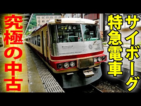 廃品回収しまくって完成したサイボーグ特急「アルプスエキスプレス」に乗車　富山地方鉄道 - 廃品回収しまくって完成したサイボーグ特急「アルプスエキスプレス」に乗車　富山地方鉄道