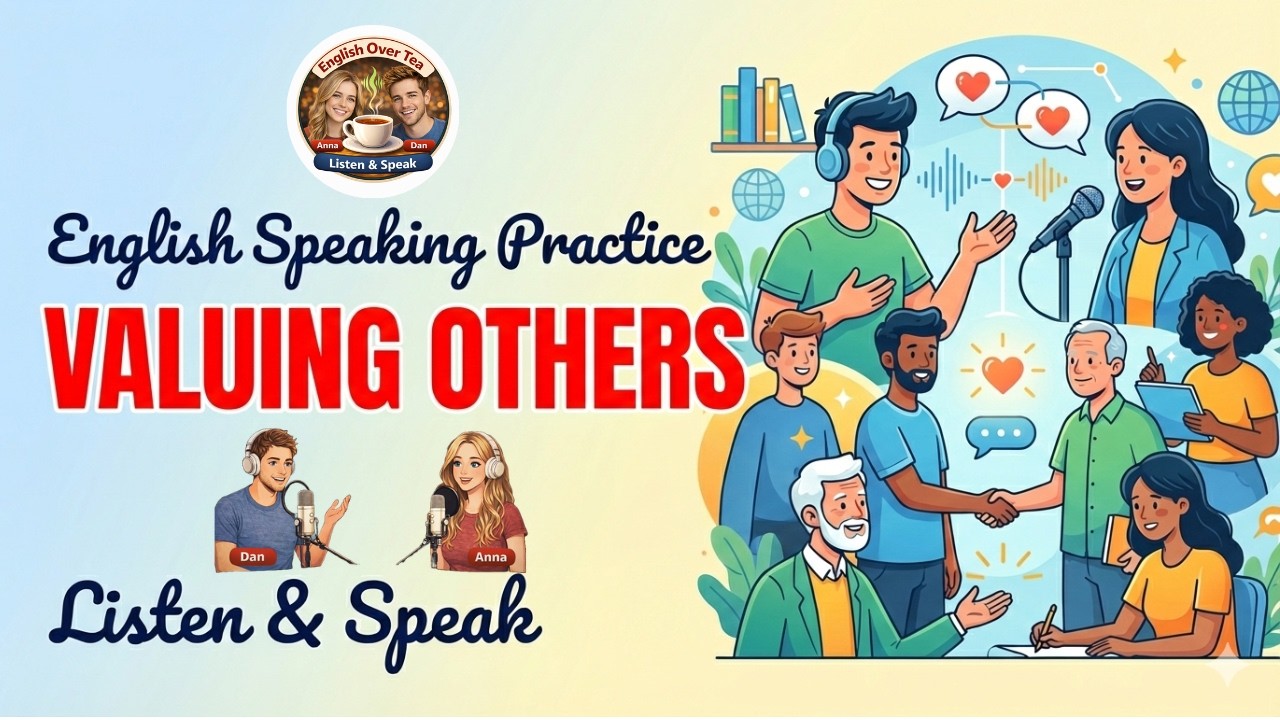 Talking about Valuing Others in English | Beginner Conversation Practice | Easy English Podcast