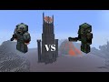 Minecraft Властелин колец Ангмар против Гномов, битва за территорию