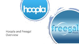Hoopla and Freegal Music: Overview and how to sign up.
