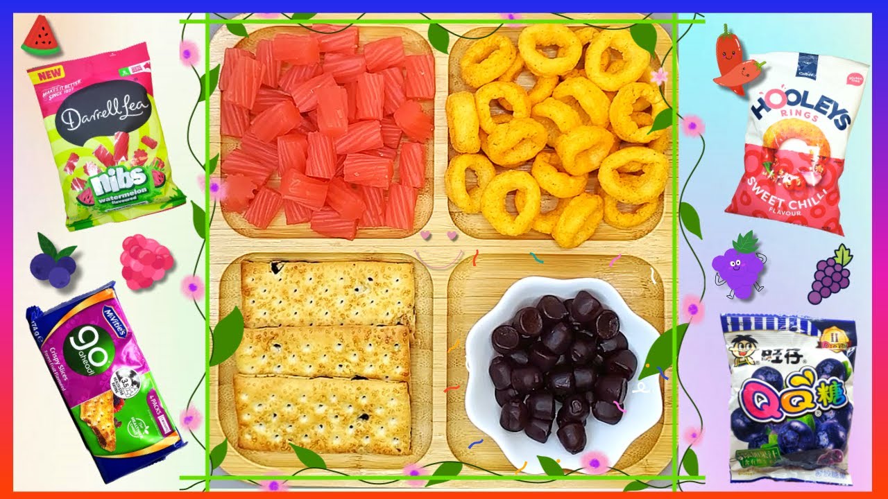 Фруктовое печенье 🍒 Черничное желе 🍇 Арбузные перья 🍉 Сладкие закуски Hooleys с перцем чили 🌶