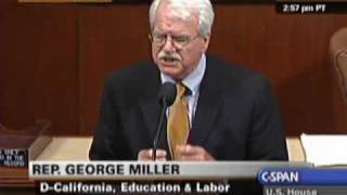 Floor Debate on H.R. 3962 Affordable Health Care For America Act: Chairman George Miller
