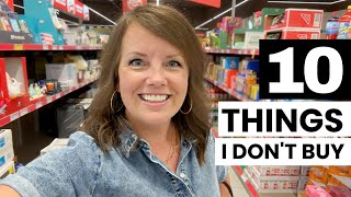 10 Things I Don't Buy at Aldi Anymore