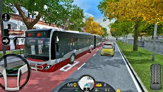 Articulated Bus - Realistic Driving | Bus Simulator 2023 Android Gameplay