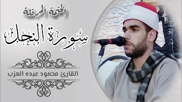 سورة النحل كاملة مرتلة بصوت الشيخ محمود عبده العزب