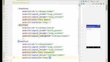 Android Basic tutorial 04 ( relative layout)