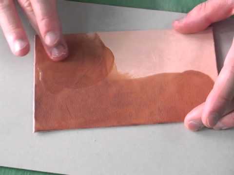 Applying Leather Horse Oil to Vegetable Tanned Leather