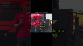 Lewis & Kimi-the grid girls of each other 😂 #f1