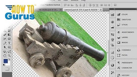 How to Rotate Image using Image Rotation Tool in Photoshop CS5 CS6 CC Tutorial